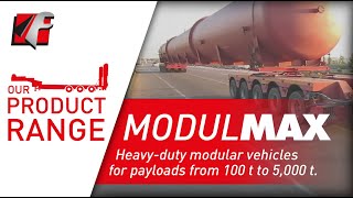 FAYMONVILLE ModulMAX  Heavyduty modular vehicles for payloads from 100 t to 5000 t [upl. by Fleda]