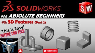 SolidWorks  Feature  Futurecadtech Class2 [upl. by Daphne653]