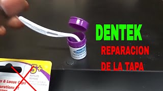 ✅ Cómo usar el relleno dental Dentek Temparin Max y la revisión de la reparación de la tapa 🔴 [upl. by Aelam924]