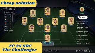 FC 25 FIFA 25  The challenger SBC  League and Nation Hybrid  cheap solution [upl. by Latrena112]