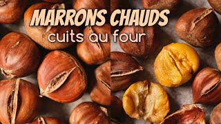 Marrons chauds faciles cuits au four [upl. by Oba]