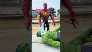 Spiderman Teasing Hulk  Marvel Toys [upl. by Anairt]