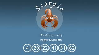 Scorpio horoscope for October 4 2023 [upl. by Maurey]