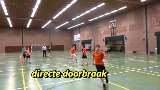 STML handbaltraining Coördinatie verdedigen directe doorbraak en complex oefeningen [upl. by Nnylhtak]