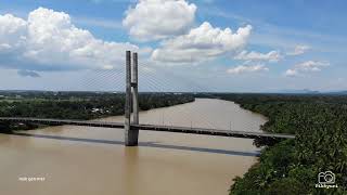 Macapagal Bridge and Agusan River in Butuan City Mindanao drone footage not related to escooter [upl. by Arathorn]