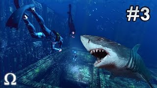 DEPTH DIVERS VS SHARKS  3  UNBELIEVABLY TERRIFYING  CLUTCH DIVER PLAY [upl. by Nylcsoj]