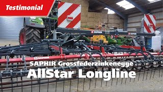 Testimonial SAPHIR AllStar Longline 750 Großfederzinkenegge [upl. by Sacks189]