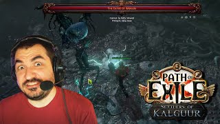 DOING T16 MAPS FIGHTING EATER OF WORLDS PoE Settlers of Kalguur 325 SSF  P 9 [upl. by Tiras]