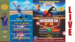 VIDYASAGAR CUP 2024 LIVE Shorthand Cricket Tournament LINK2 [upl. by Yruy2]