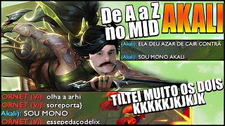 TILTOU MUITO PARA O FAKE MONO AKALI KKKJK  AKALI  de A a Z no MID [upl. by Tevlev]