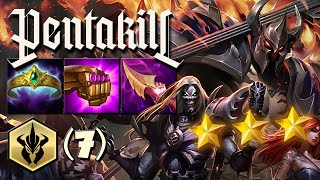 🤘 CÓMO JUGAR 7 PENTAKILL con MORDEKAISER 3 ESTRELLAS TFT SET 10 [upl. by Oeht382]