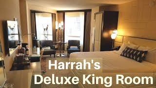 Harrahs Las Vegas  Valley Deluxe King Room [upl. by Richy]