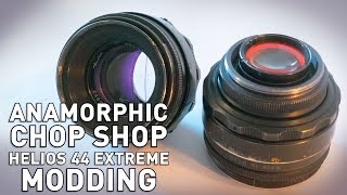 Helios 442 58mm f2 Extreme Mod  Anamorfake Anamorphic Lens Look [upl. by Joses]