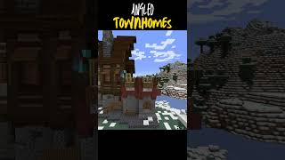 Angled Minecraft Townhomes minecraftletsplayseries minecraft minecraftbuilding [upl. by Hoffarth]