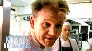 Gordon Ramsay Pranks Stubborn Owner  Kitchen Nightmares [upl. by Adnorahc]