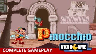 🎮 Pinocchio Super Nintendo Complete Gameplay [upl. by Iadahs]