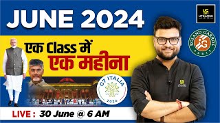 Current Affairs 2024  June Month Current Affairs Revision  Impt Questions By Kumar Gaurav Sir [upl. by Anyale]