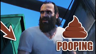 GTA 5  Trevor Pooping Scene [upl. by Ioyal]