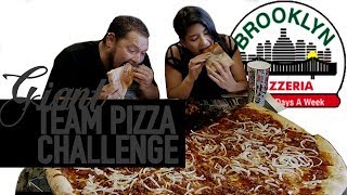 30quot GIANT Pizza Challenge ft Da Garbage Disposal  100 Prize Money  GirlVsFood [upl. by Acenom]