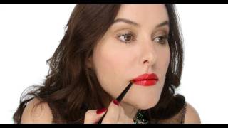 Glossy Party Red Lip Makeup Tutorial [upl. by Broder]