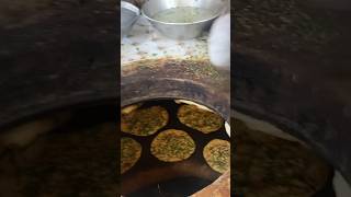 Naan bread baking Dhaniya Naan Special Lahori Street Food Viral [upl. by Doraj]