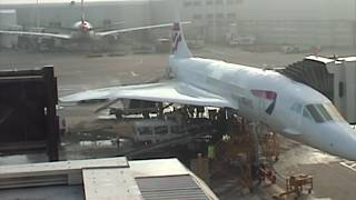 Concorde from Checkin incredibly fast takeoff inflight and arrivalsee sound barrier wave [upl. by Enitsirt]