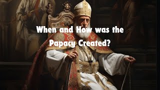 When and How was the Papacy Created [upl. by Doownelg]