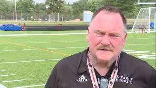 Sherwood Haydock full interview at Wayne Generals football practice on 8624 [upl. by Ennasor]