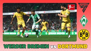 WERDER BREMEN vs BORUSSIA DORTMUND  Bundesliga 202425 [upl. by Merchant]