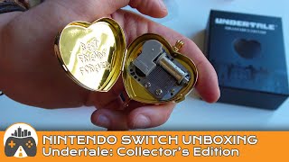 Unboxing Undertale Collectors Edition Switch [upl. by Eulalia13]