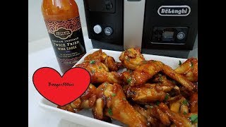 TWICE FRIED WING SAUCE REVIEW AIR FRYER [upl. by Ingles]