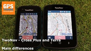 TwoNav Cross Plus and TwoNav Terra  main differences [upl. by Gorski]