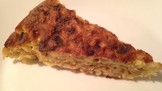 Pan Fried Noodle Casserole  Kugel [upl. by Esialb]