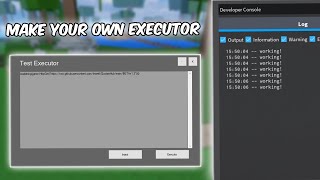 NEW Tutorial How To Make A Roblox Executor For PC Works In Any Game  No Emulator 2024 [upl. by Rats]