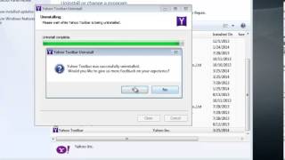 How To Remove Yahoo Toolbar [upl. by Theressa]