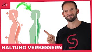 Haltung verbessern  DAS musst du wissen  3 Übungen [upl. by Persse106]