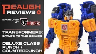 Video Review Transformers Power of the Primes  Deluxe PUNCHCOUNTERPUNCH [upl. by Saixela714]