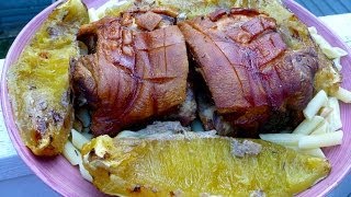 Pork Knuckles Recipe  Schweinshaxe [upl. by Acinna]