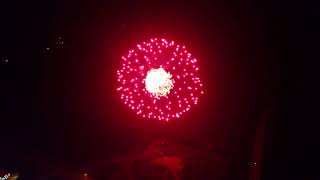 Drone View of Fireworks Show  Chillicothe MO 2023 [upl. by Latrina]