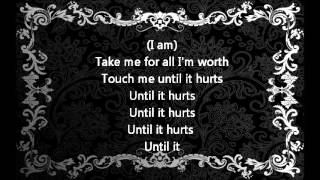 Fransisca Hall  Until it hurts Lyrics [upl. by Ahseyd]