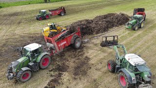 Fumier 2024 Fendt John Deere JCB Sodimac ETA Tranchevent GAEC Morin Drone [upl. by Seibold]