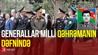 Generallar Milli Qəhrəmanın dəfnində [upl. by Ellennod328]