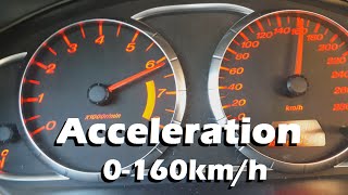 Mazda 6 MPS Acceleration 0160kmh Mazdaspeed 6 4K [upl. by Betsey813]