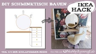 Schminktisch selber bauen ★ DIY SchlafzimmerProjekt TEIL 3 [upl. by Arney]