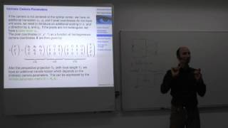 Multiple View Geometry  Lecture 5 Prof Daniel Cremers [upl. by Ayatahs]