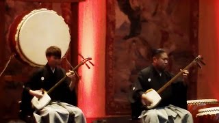 Shamisen Japanese traditional music with Yoshiyuki Kimura  Traditionell Japanische Musik [upl. by Ettennaej414]