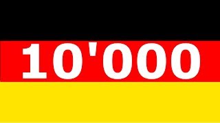 Zahlen von 1 bis 10000 auf Deutsch [upl. by Ybot]