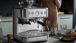 Is 20 Bar Pressure Good for Espresso  JASSY Espresso Machine Review [upl. by Belita]