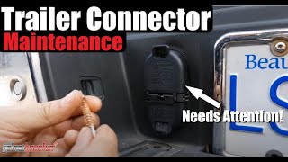 How to Clean and Maintain your 7Way  4 Pin Trailer Plug Wiring connector  AnthonyJ350 [upl. by Nas]