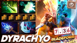 736 Patch  Dyrachyo Juggernaut  Dota 2 Pro Gameplay Watch amp Learn [upl. by Ikkin]